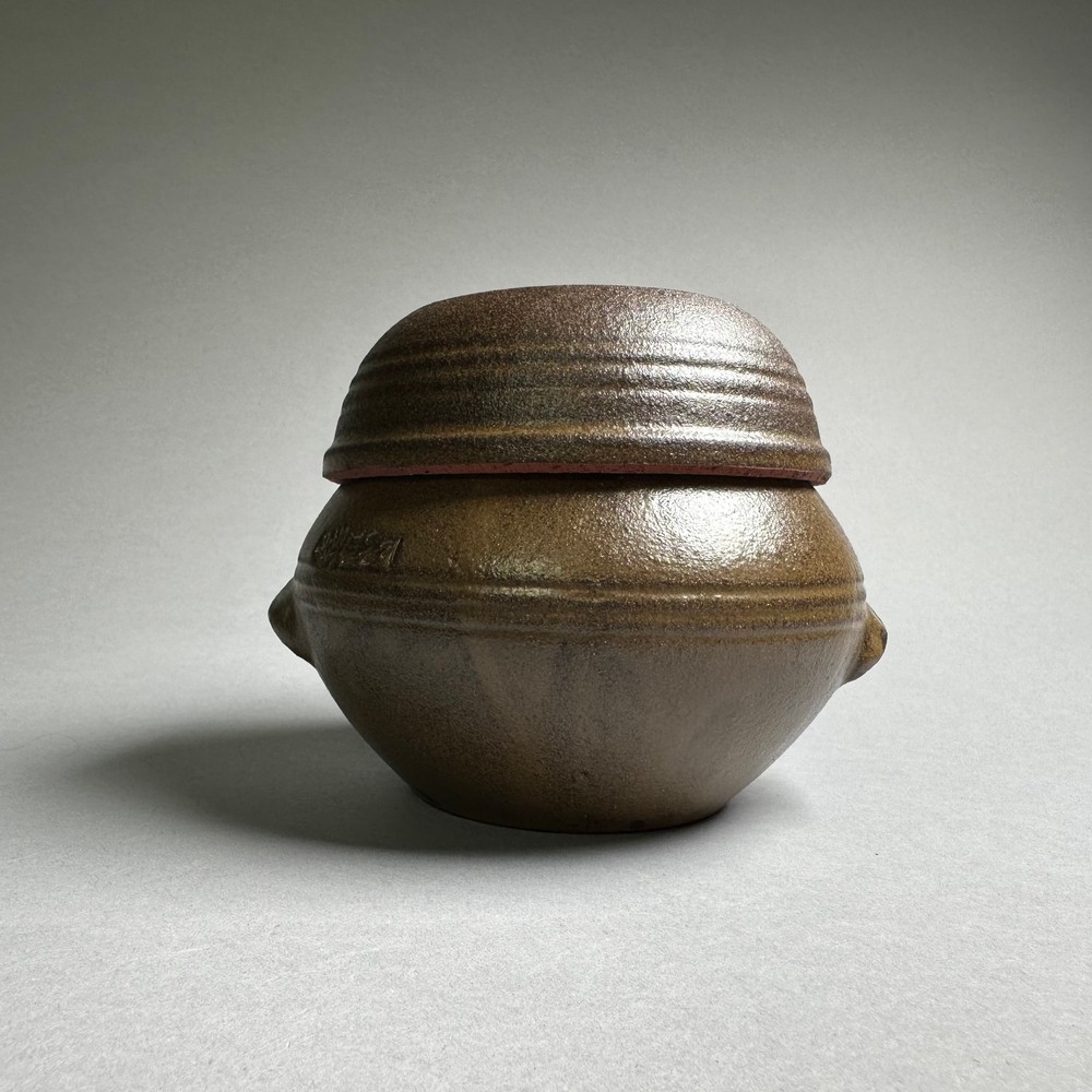 Korean Earthenware Onggi Handmade Ceramic Fermentation Storage Vessel Kimchi M