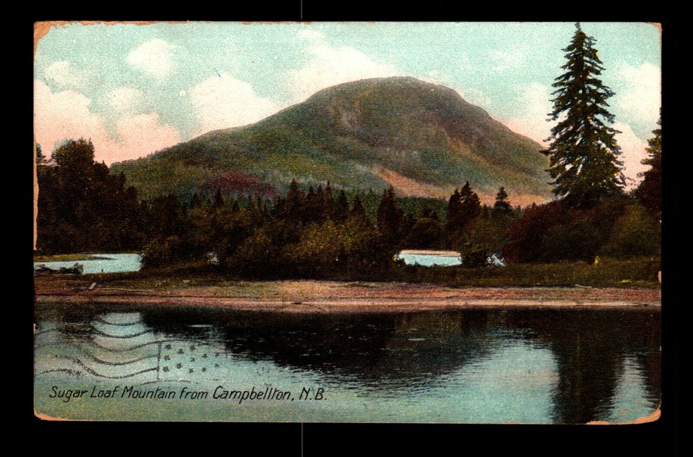 Canada 1908 Fairville NB Split Ring Crisp Cancel Card - L28199