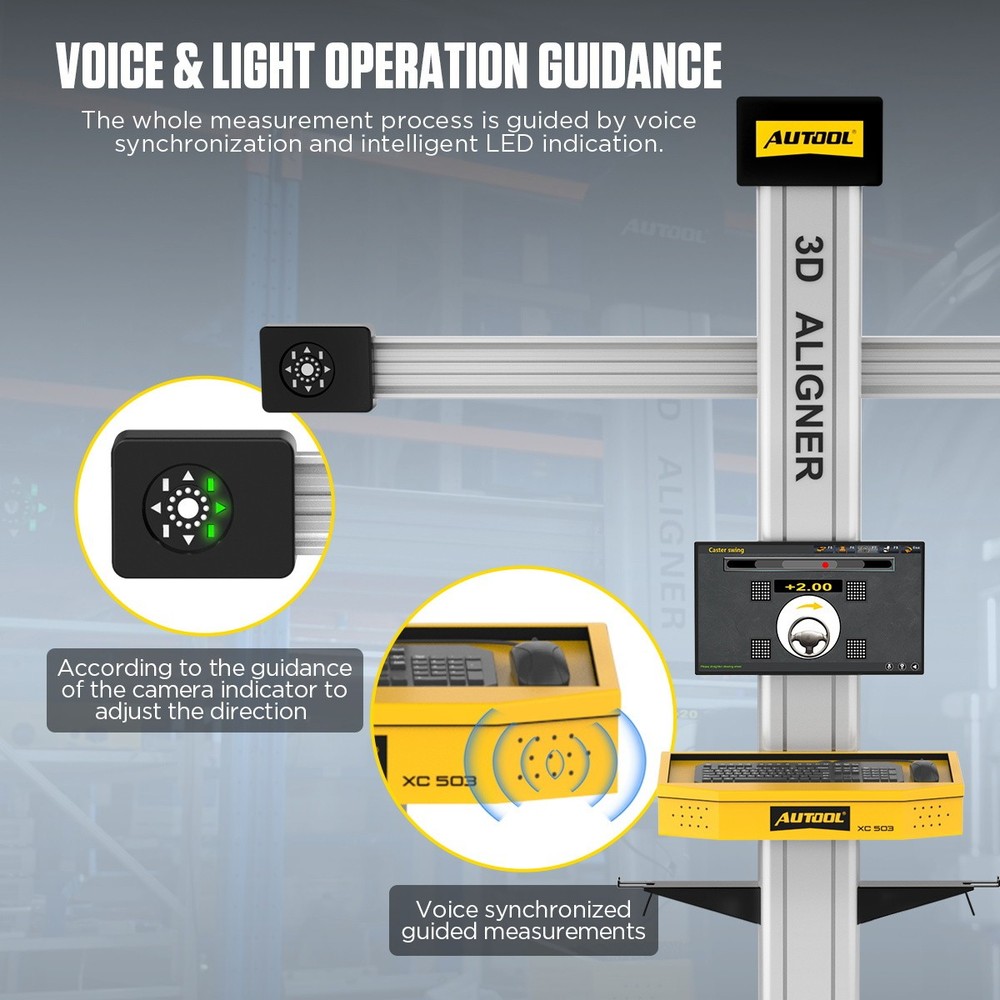 3D Wheel Alignment Machine Tire Aligner 4 Wheel Alignment System Fully Automatic