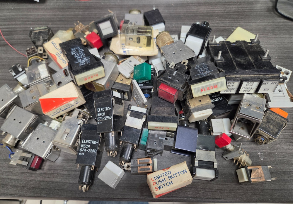 Vintage Lot 50 Panel lights and switches