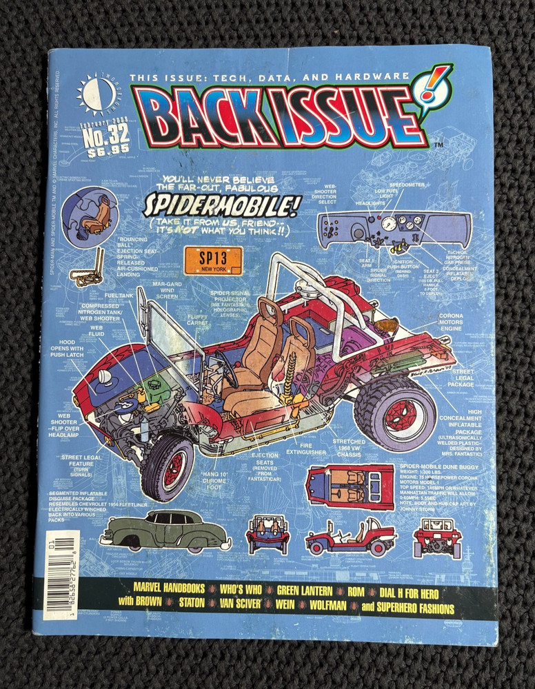 2009 BACK ISSUE Magazine #32 FN 6.0 Tech Date & Hardware Issue / Spidermobile