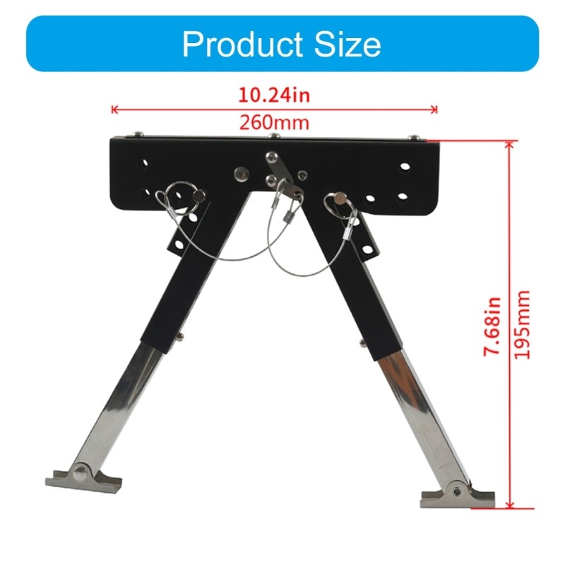 Rustproof Support Stabilizer for Campers Trailers 2.8-11.3in Height Adjustable
