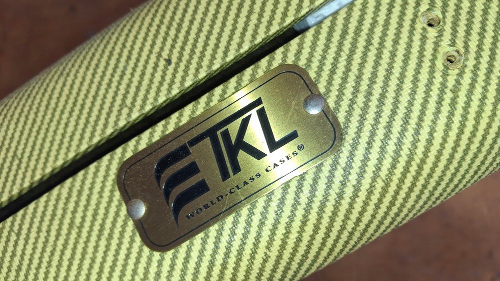 TKL Performer Rectangular Electric Guitar Hardshell Case tweed finish w lock 40"