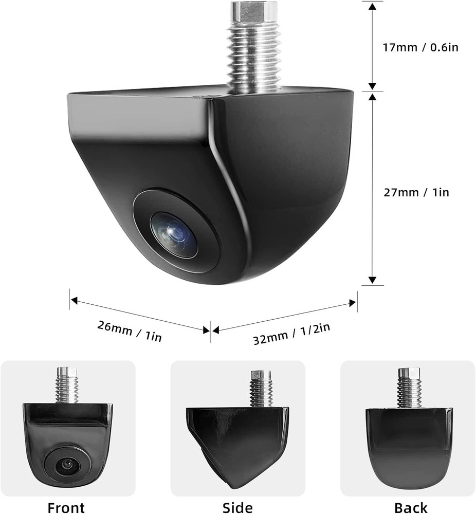 New Rear & Front View Car Backup Camera Night Vision Universal for Boss