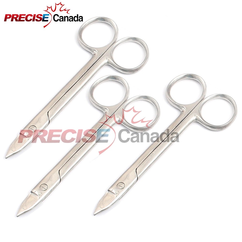 3 CROWN Beebee Scissors Dental Surgical Instruments 4.25''