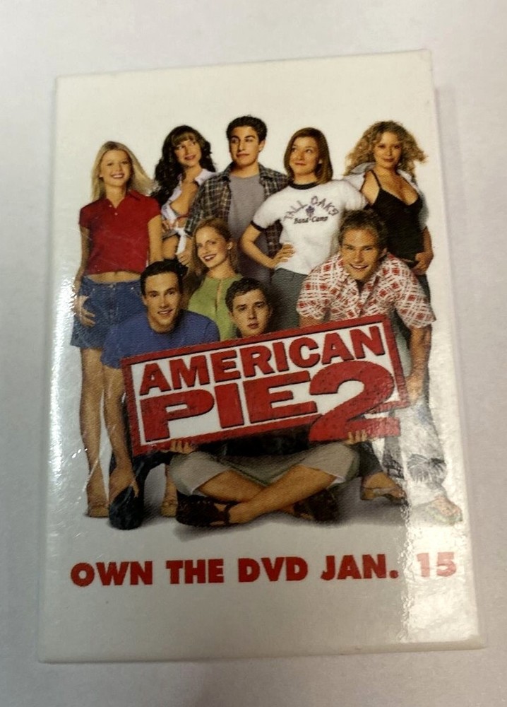 American Pie 2 DVD Movie Promo Pin Pinback Button