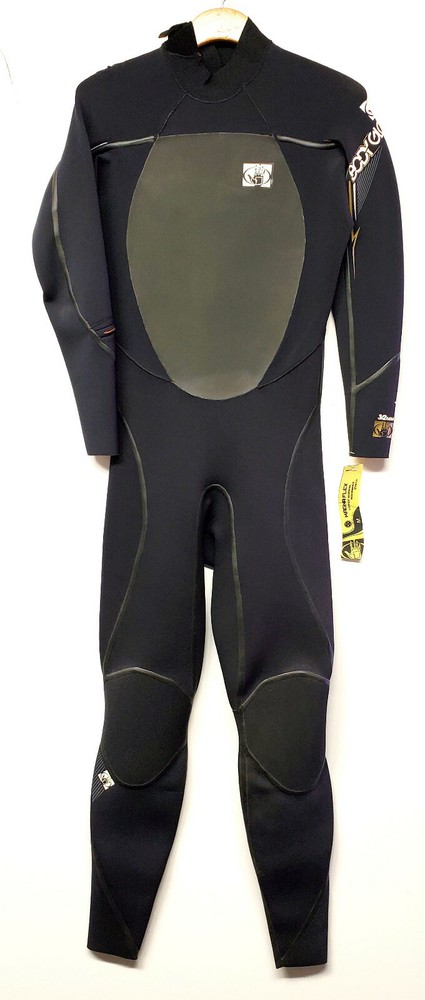 BODY GLOVE Men's 3/2 Back-Zip Wetsuit - BLK - Medium - NWT