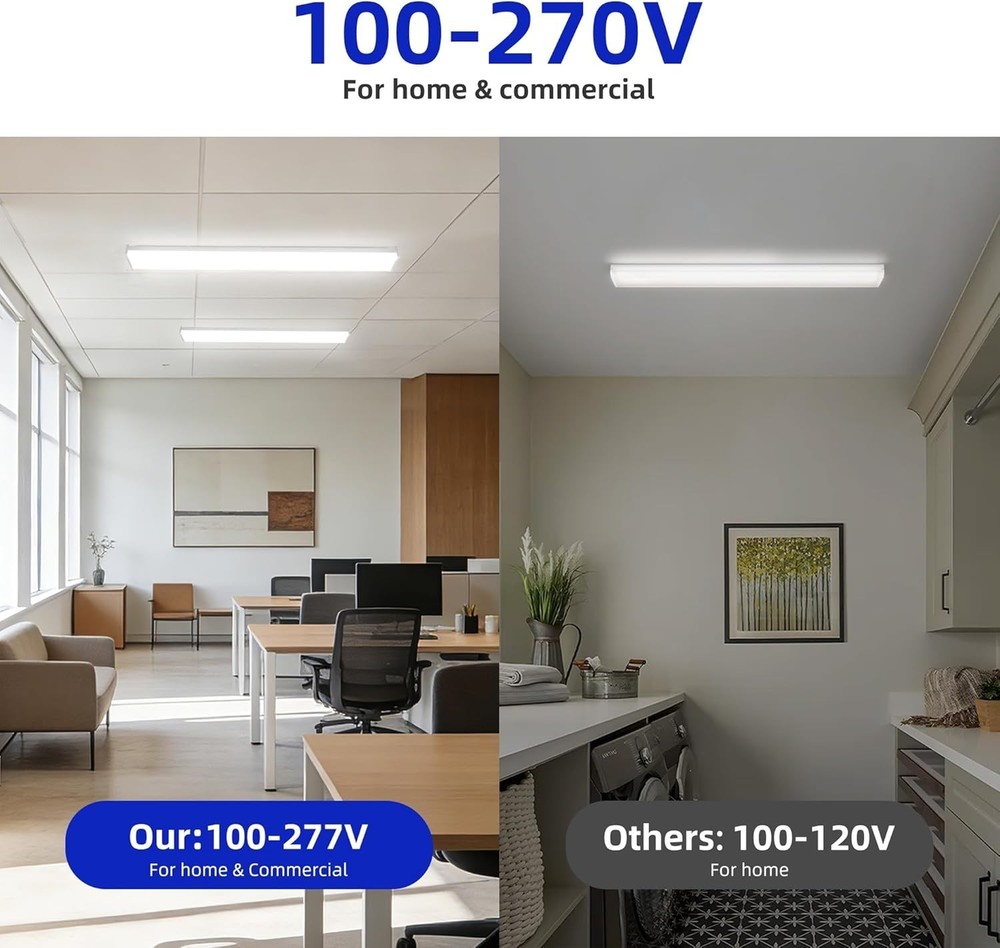 4 Pack 4FT LED Wraparound Light