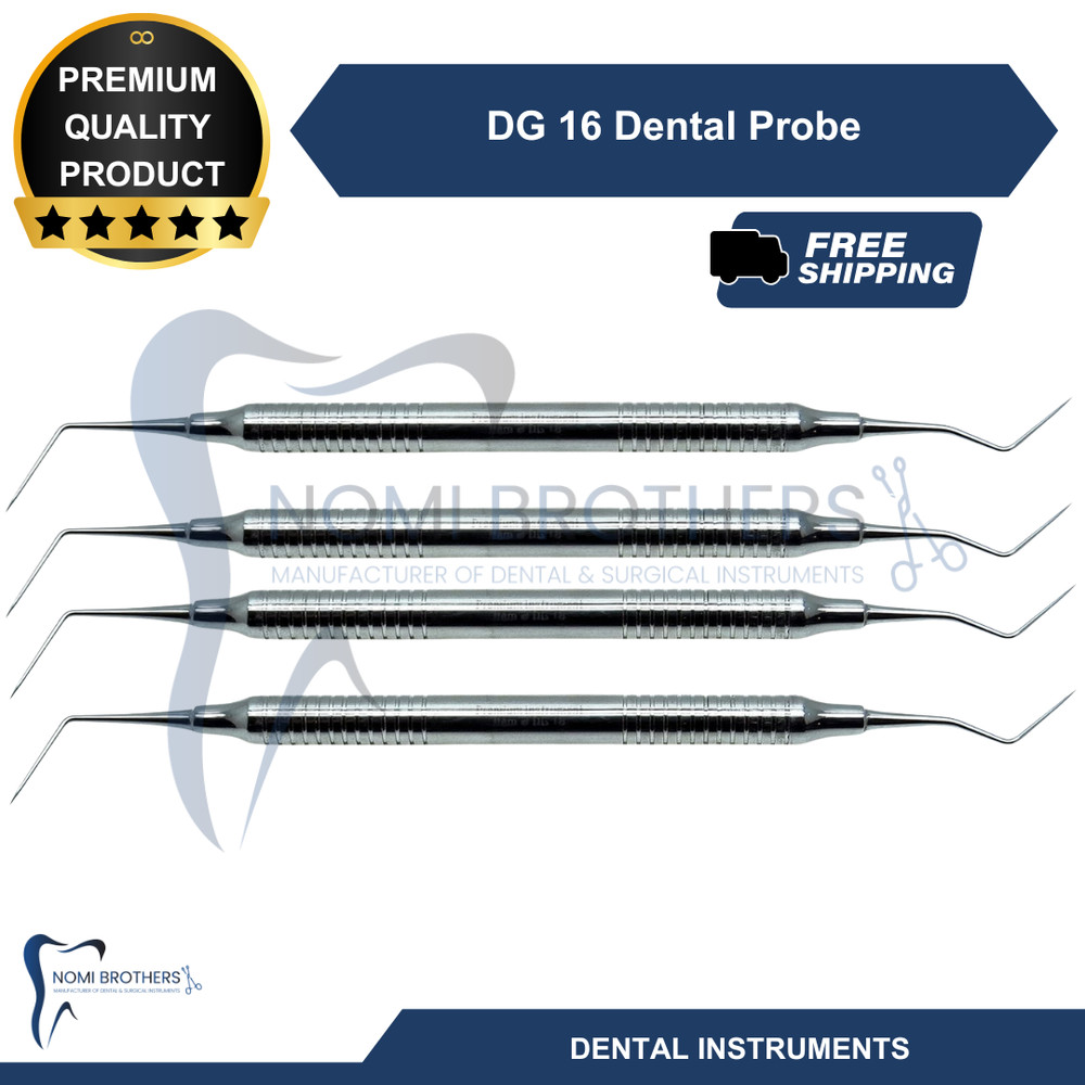 3x Dental Endo DG16 Explorer Double Ended Diagnostic Hollow Handle Tool CE