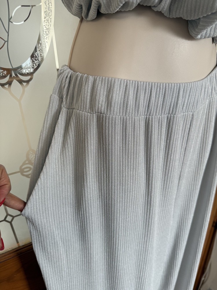 Silver 2 Piece Co - Ord Set - One Size - BNWT