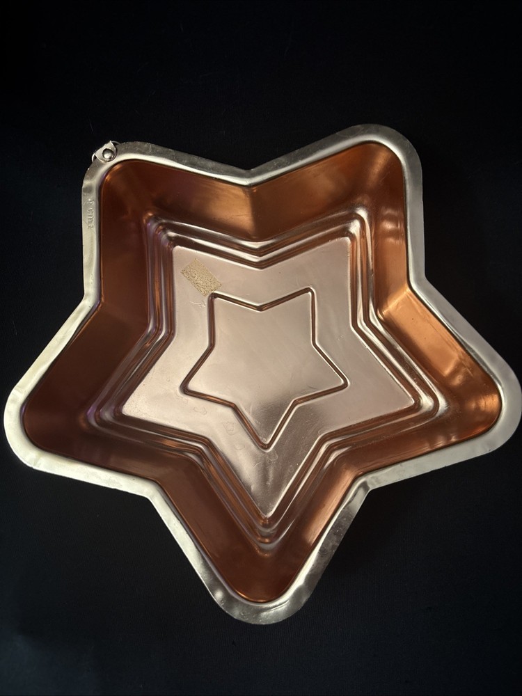 Copper Colored Star Shaped Jello Dessert Mold ~ 5 Cups