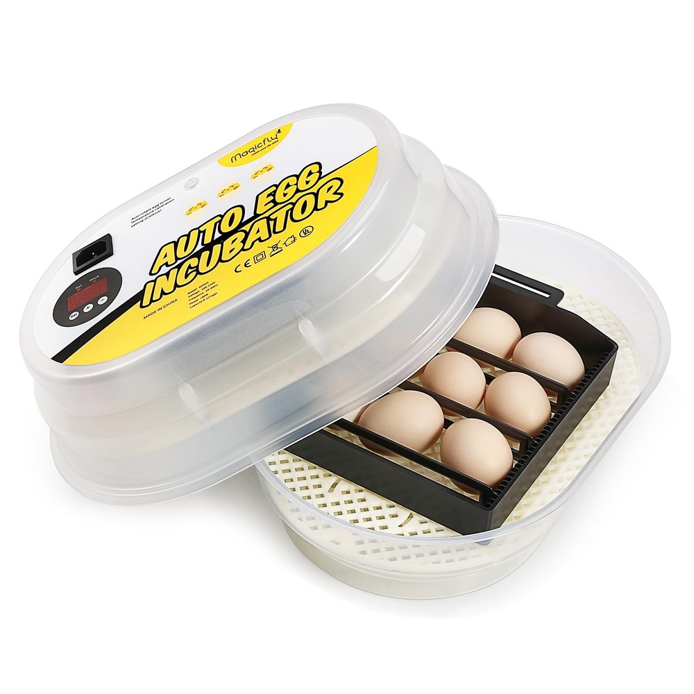 Mini Egg Incubators for Hatching Eggs, with Automatic Egg Turning, 9-12 Eggs ...