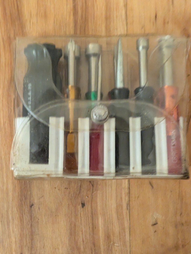 Vintage CRAFTSMAN Mini Screwdriver Nut driver Set 12 pieces 45112 Missing 1