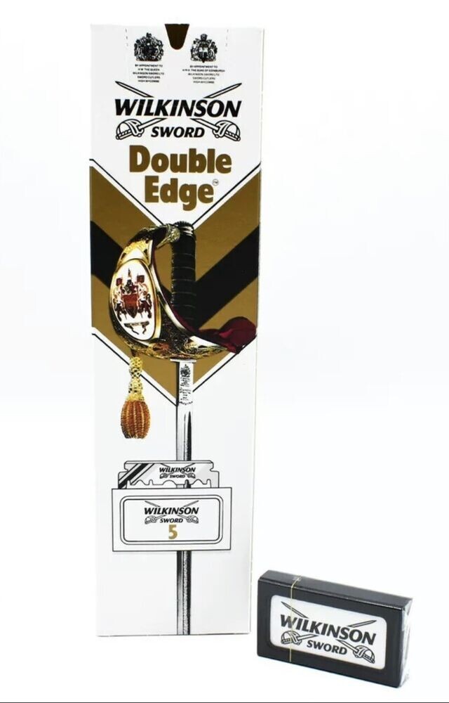 100 Wilkinson Sword double edge razor blades