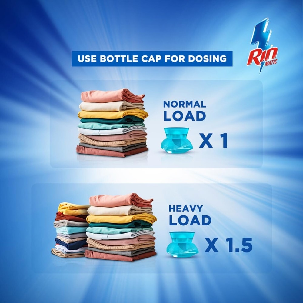 Rin Detergent Liquid 2L Pouch - Top Load