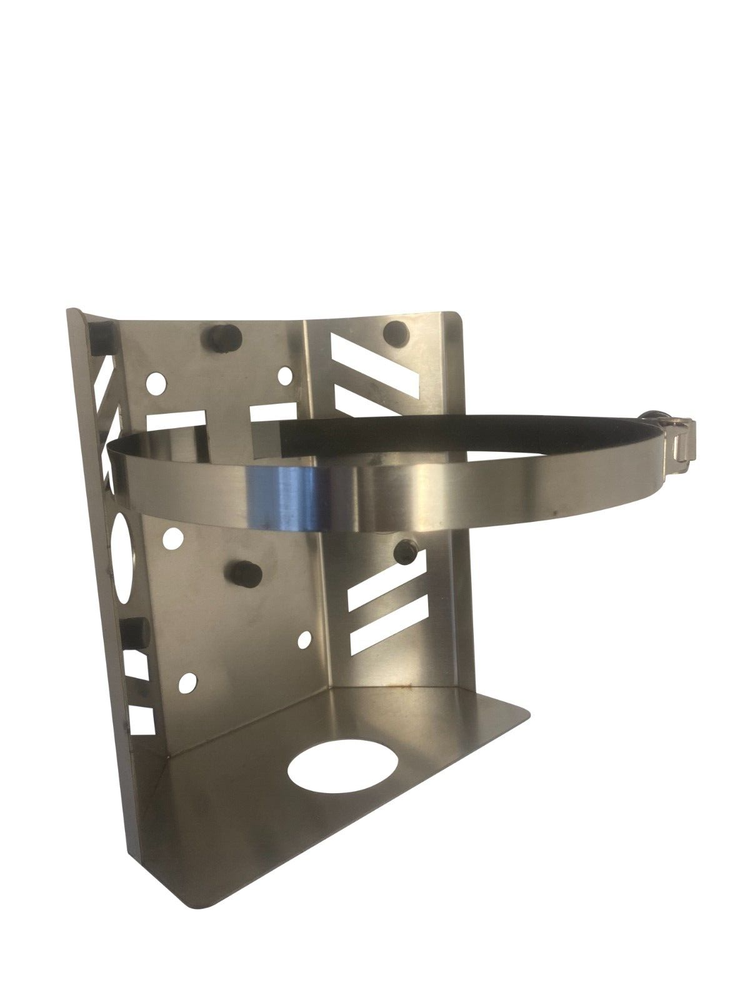 Stainless Steel Overland Camping 5 LB Propane Tank Mount w/ Quick Release T-Bolt