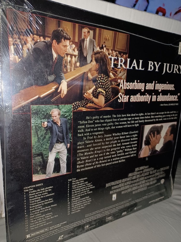 Trial by Jury Laserdisc SEALED