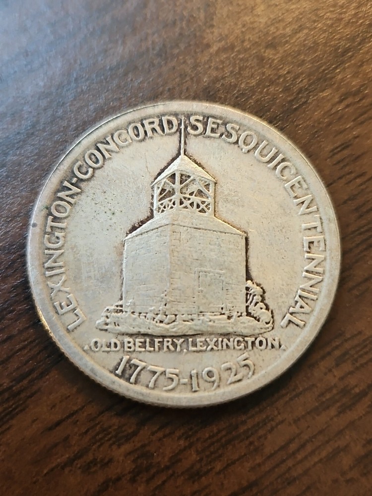 1925 LEXINGTON CONCORD Commemorative Silver Half Dollar
