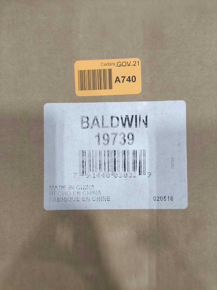 BALDWIN 19739 TRANSMISSION FILTER PN# BA-19739 DEEP PAN