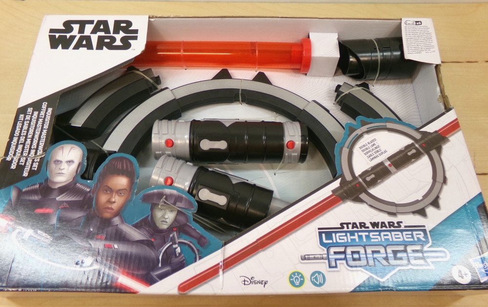 Star Wars Double-Bladed Electronic Light Saber Forge Inquisitor Masterworks Set