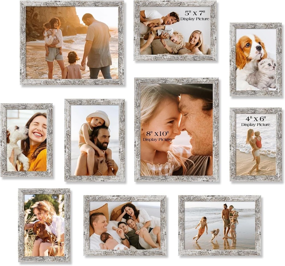 Collage Picture Frames Wall Decor 10 Pack Gallery Wall Color Picture Frame Set