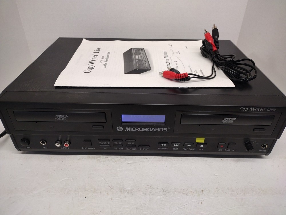 MicroBoards CopyWriter Live - CWL-6200 With Manual, RCA Cords 👀Read 👀