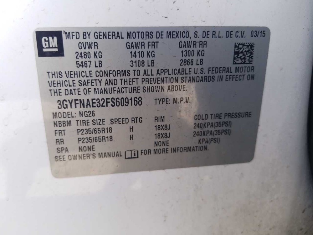 Rear View Mirror Fits 13-22 ENCORE 4885603