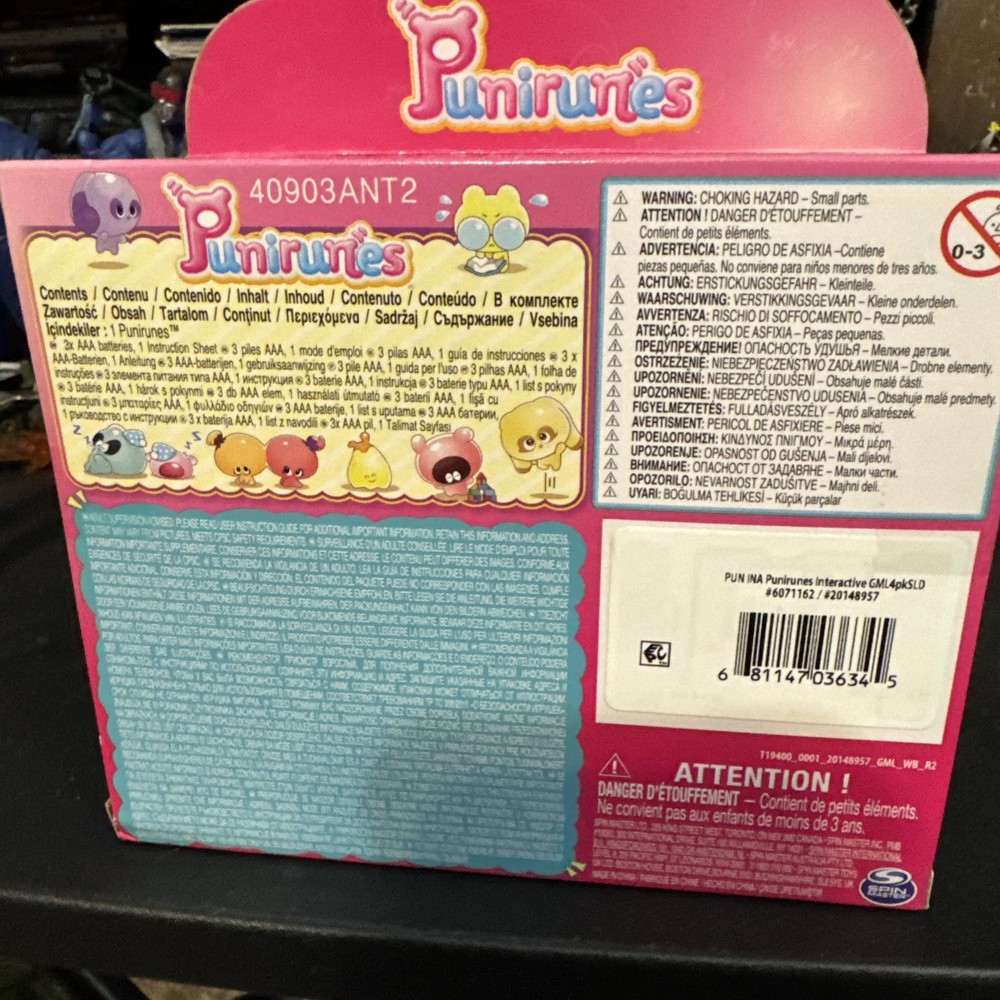 Punirunes Interactive Digital Toy - 55 Squishy Characters, Touch Screen, NIH