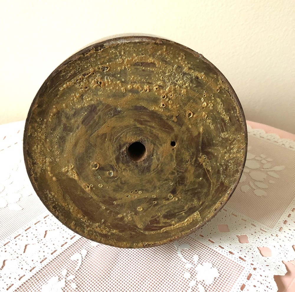 Vintage Salvage Architectural Solid Wood Pedestal Base Stand Riser