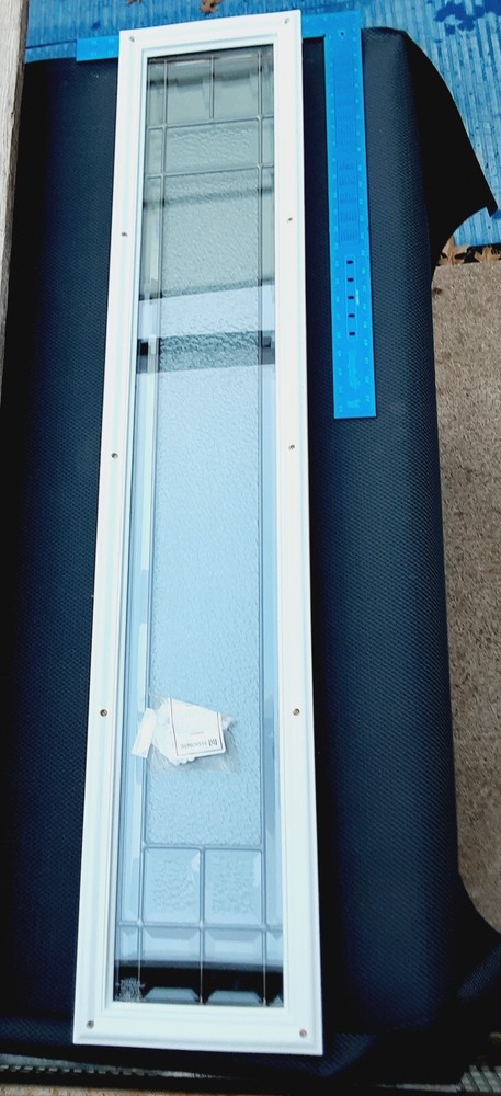 Decorative entryway door window glass replacement kit side lite light leaded