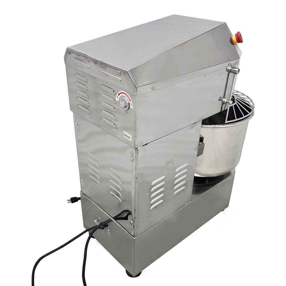 Variable Frequency Dough Mixer 20L Double Action Double Speed 110V Flour Mixing