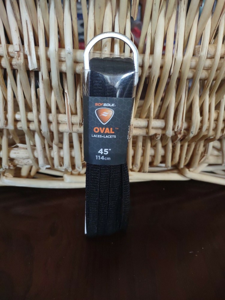 Sof Sol Oval 45" Laces Black