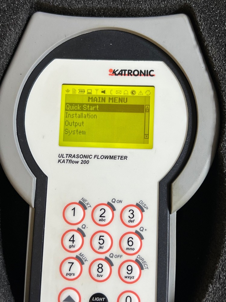 Katronic KATflow 200 Handheld Digital Ultrasonic Flow Meter