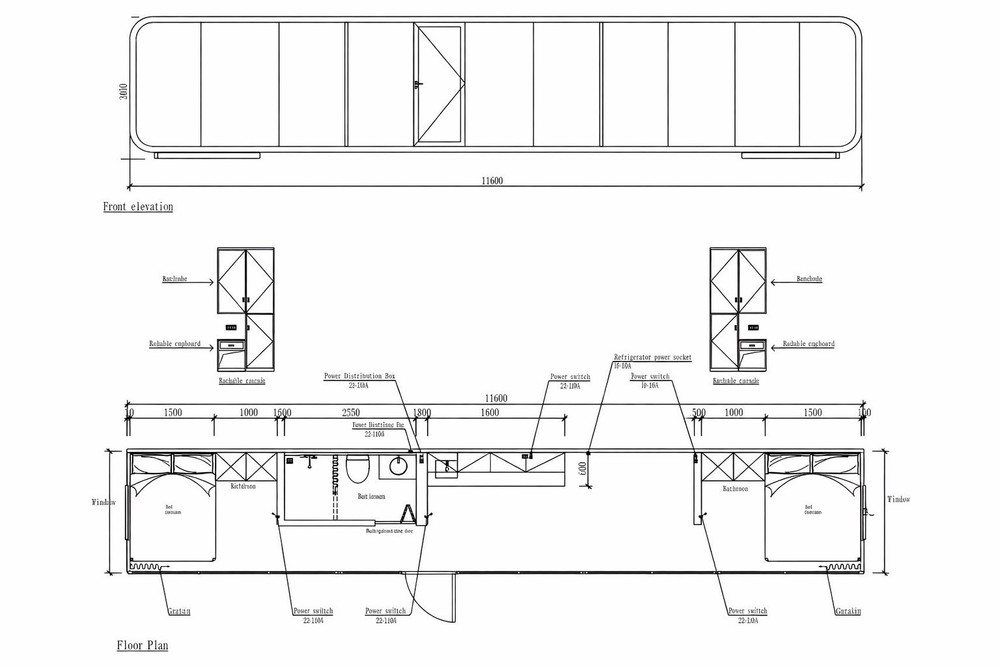 Fully Assembled Prefab Tiny Home ADU 2 Bedroom 1 Bath