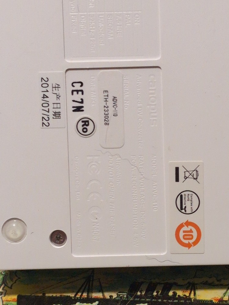 Canopus ADVC-110 Advanced Digital Video Converter EUC