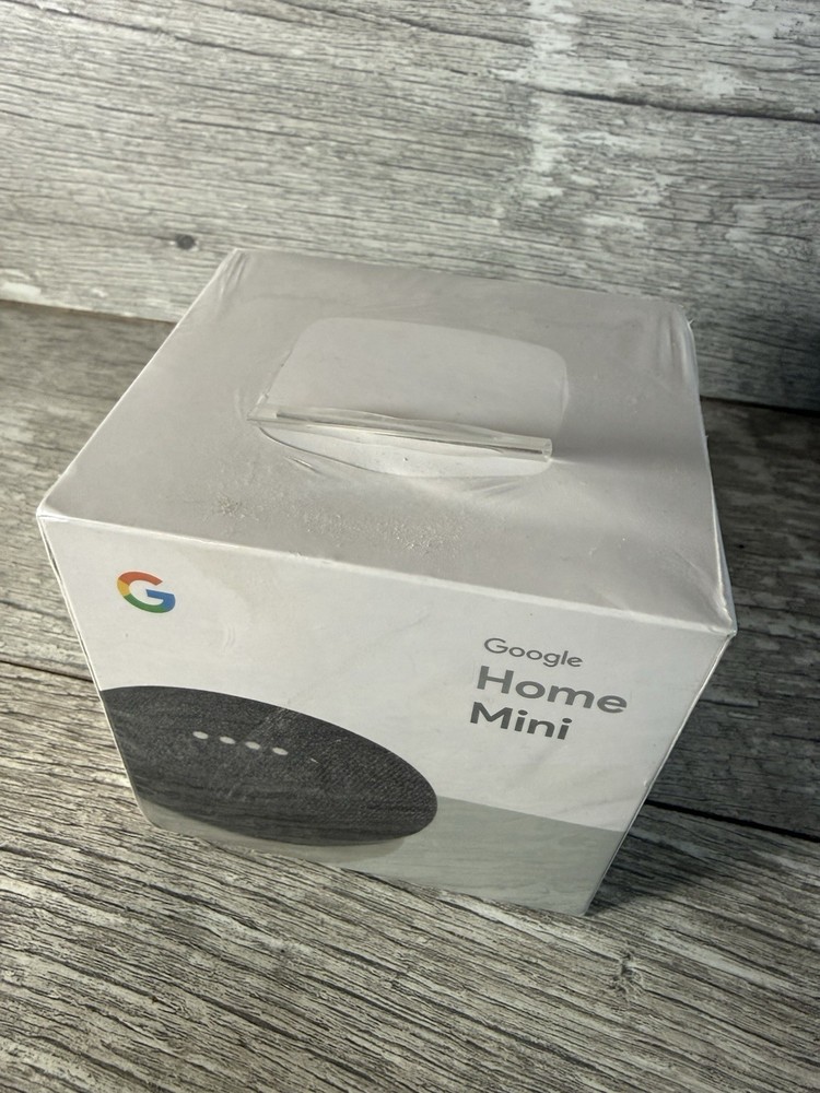 Google Home Mini Smart Speaker Assistant - Gray- NEW/SEALED