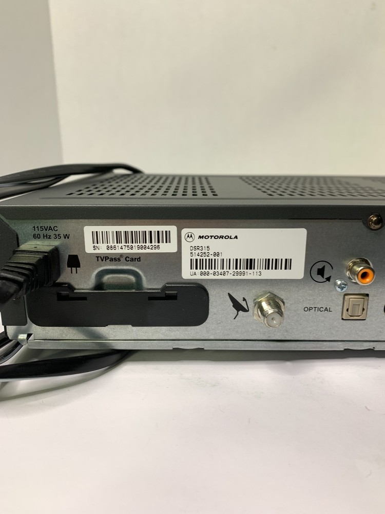 Motorola DSR315 Satellite Reciever - Untested