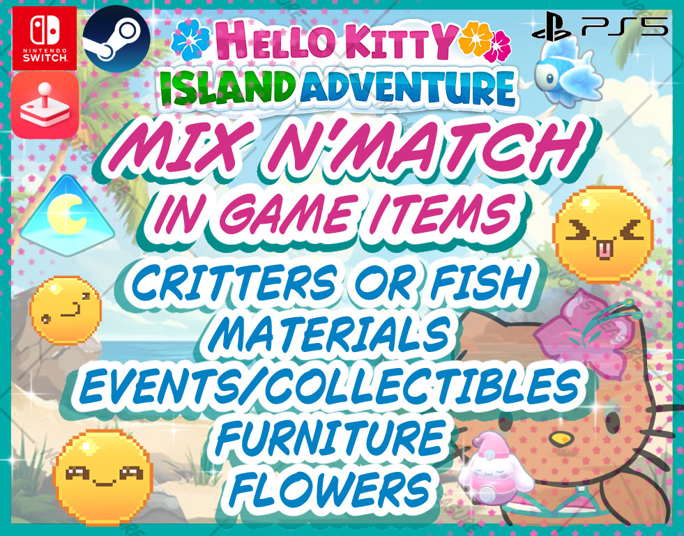 Hello Kitty Island Adventure Mix & Match Bundle!