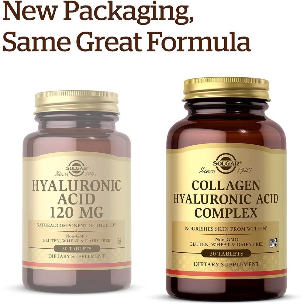 Solgar Hyaluronic Acid Complex, 30 Tablets