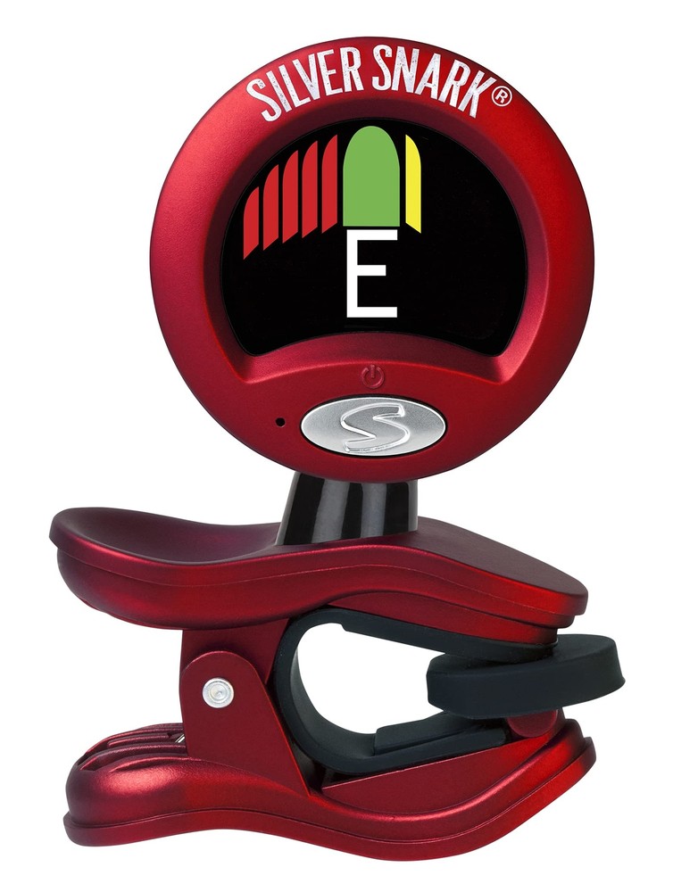 2 Clip-on All Instrument Tuner-Red/Silver SILRED