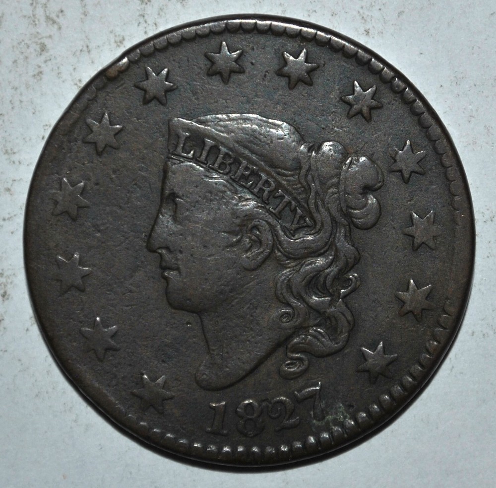 1827   Large Cent  {{{4692