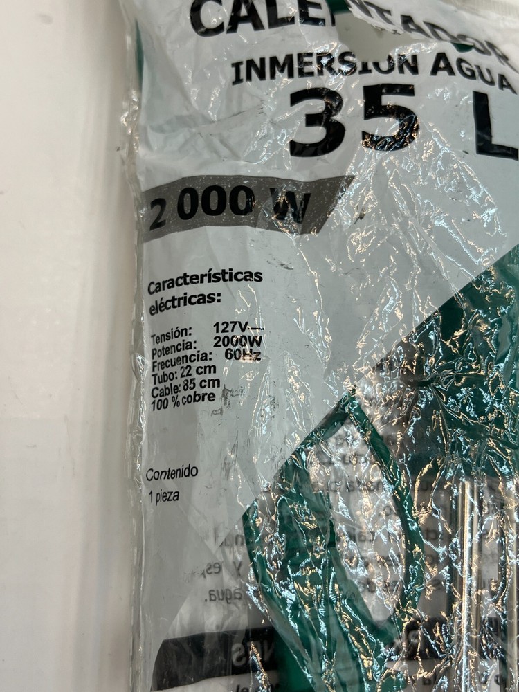 PAMSA CALENTADOR INMERSION AGUA 2000 W 35L 60Hz - FAST SHIPPING