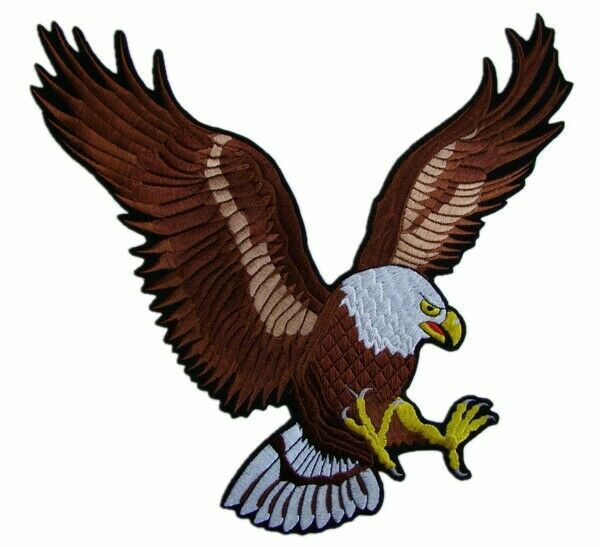 LARGE SIZE BALD EAGLE Hawk Falcon Bird Wings Jacket Patch