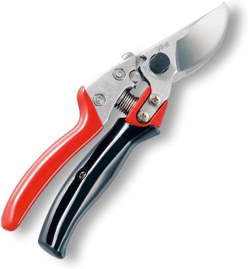 ARS HP-VS8R Rotating Handle Hand Pruner 8" Ergonomic Garden Shears | Sharp Blade