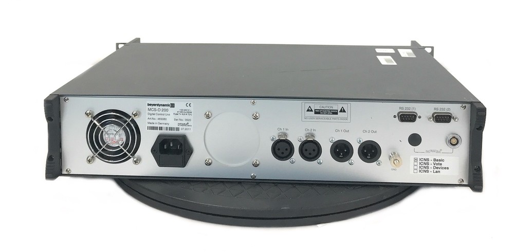 Beyerdynamic MCS-D 200 Digital Conference System Control Unit Rackmount Audio