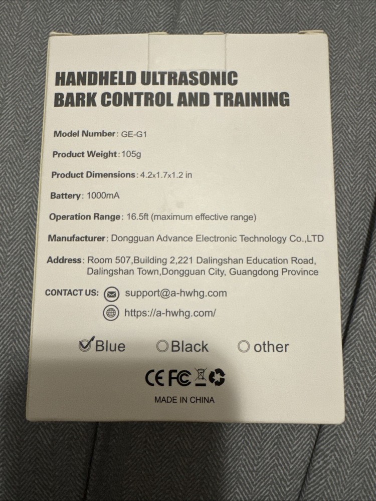 Handheld Ultrasonic Bark Control And Training