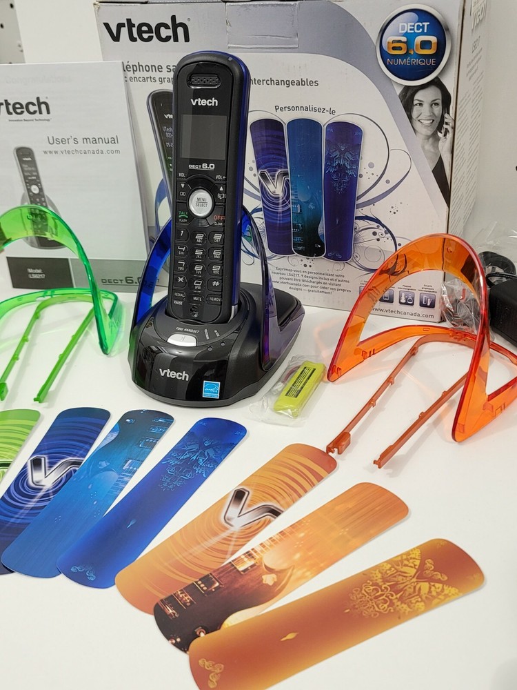 Vtech cordless phone customizable DECT 6.0 digital model LS6217