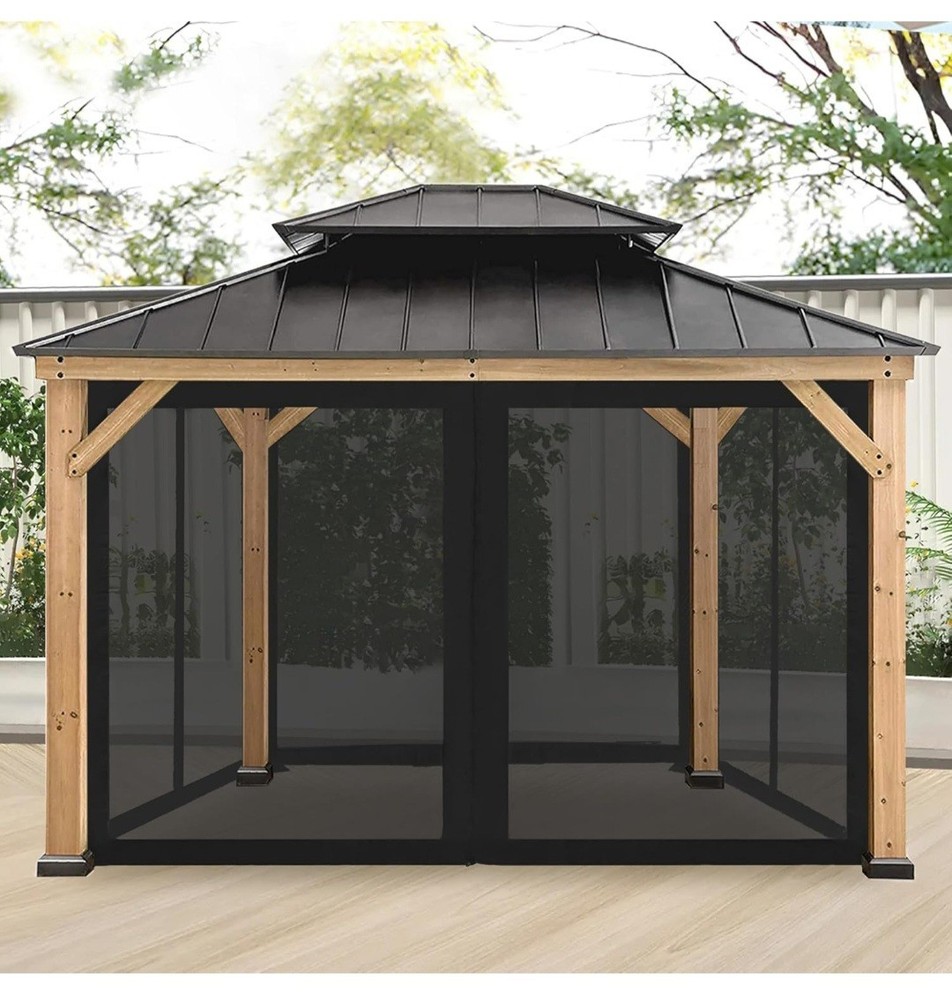 CoastShade Universal Replacement Canopy Mosquito Netting Screen Sidewalls...