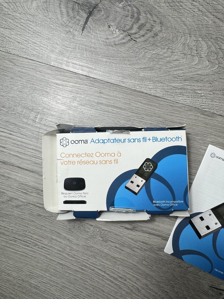 Ooma Wireless And Bluetooth Adapter Box Manual Usb