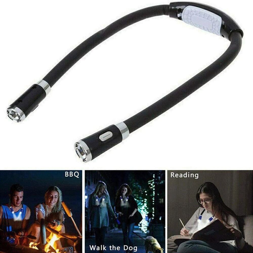 New Neck Light LED Night Light Book Light Bed Camping Reading Light Hands Free